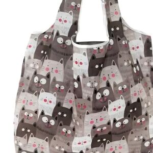 Cat Print Tote Bag - New
